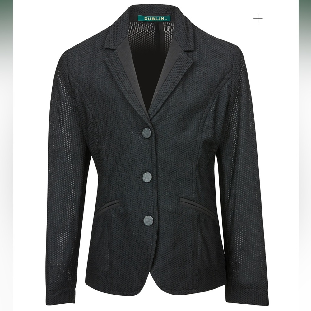Dublin black mesh show jacket size 14 girls